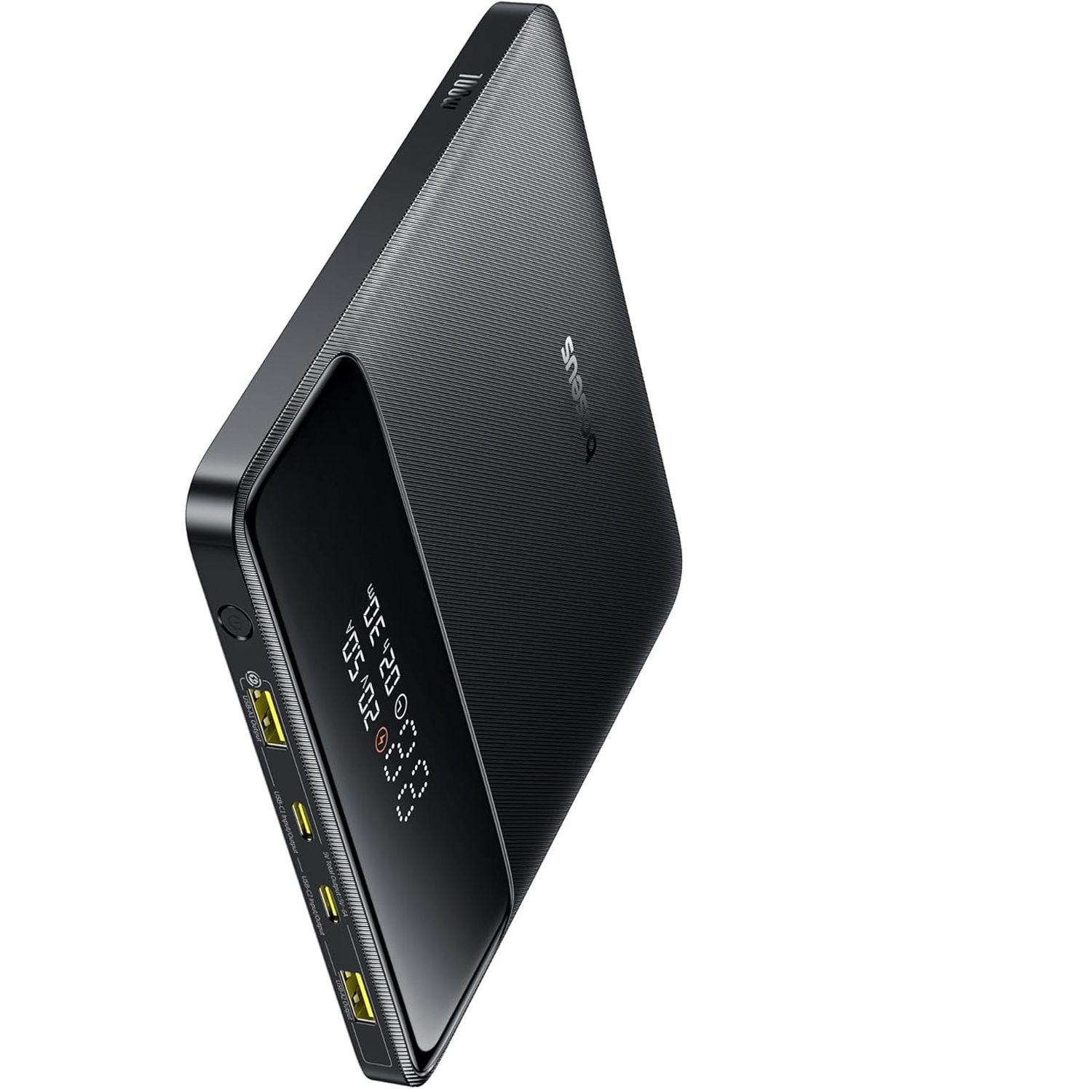 Baseus Blade Pro power bank with a digital display and ports showing