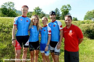Canada's 2012 Olympic MTB Team and Coach Dan Proulx
