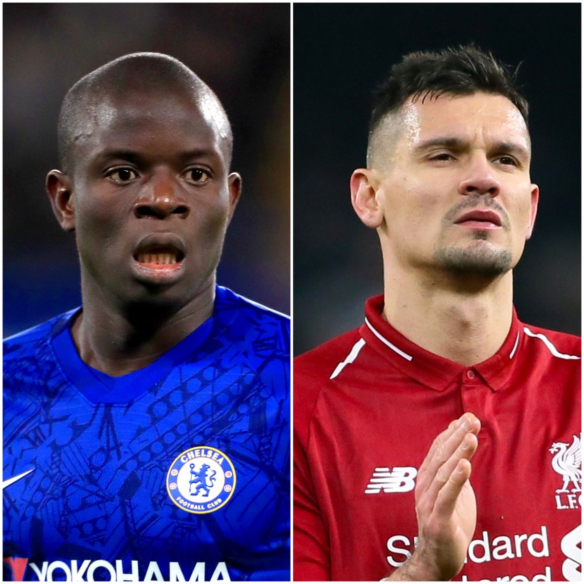 N’Golo Kante and Dejan Lovren