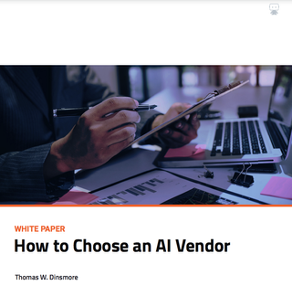 How to choose an AI vendor
