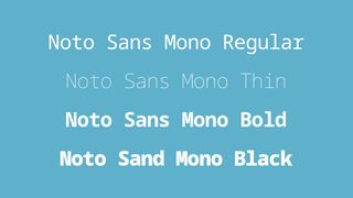 A sample of one of the best Google Fonts