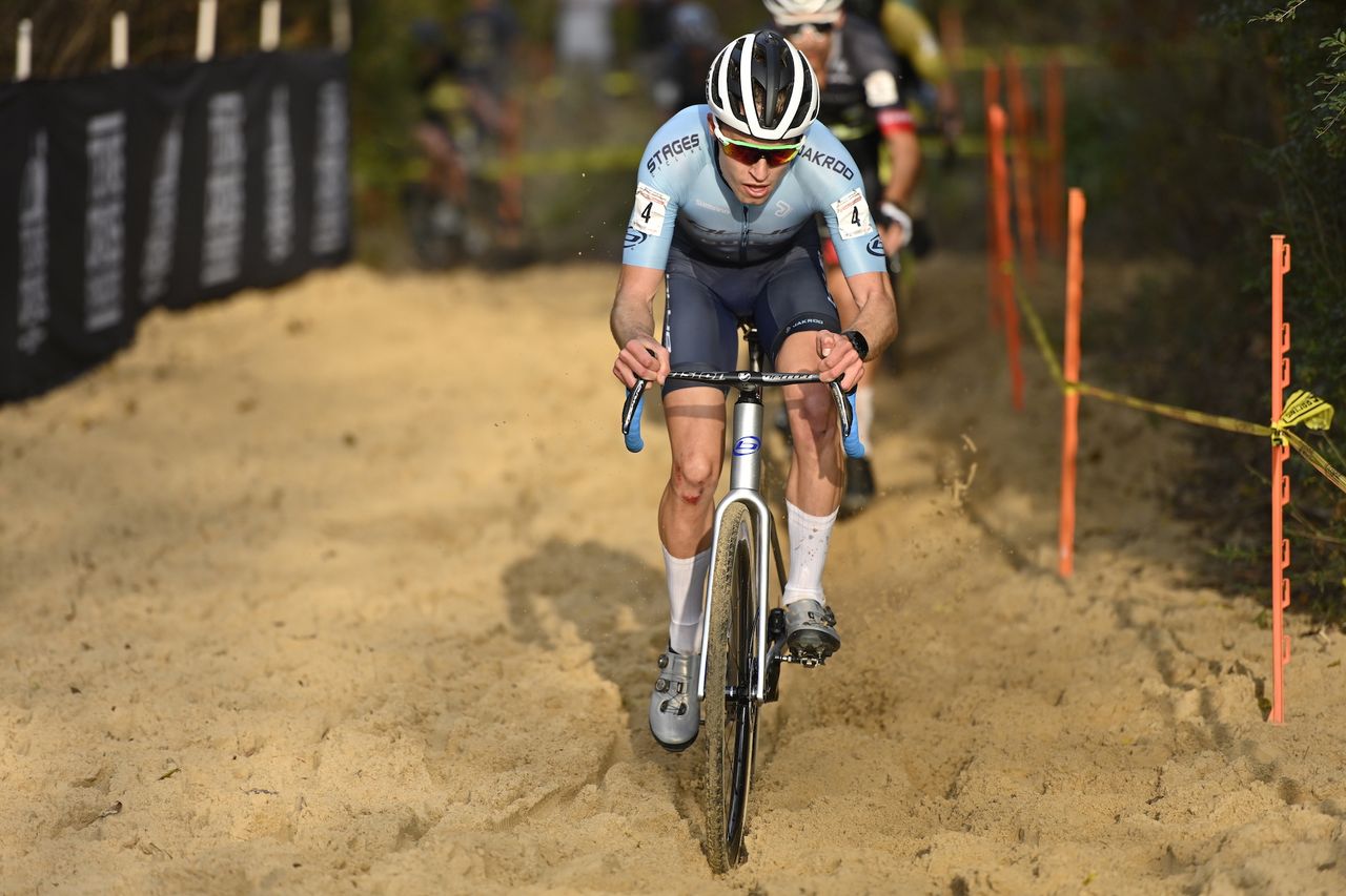 Eric Brunner rides the sand