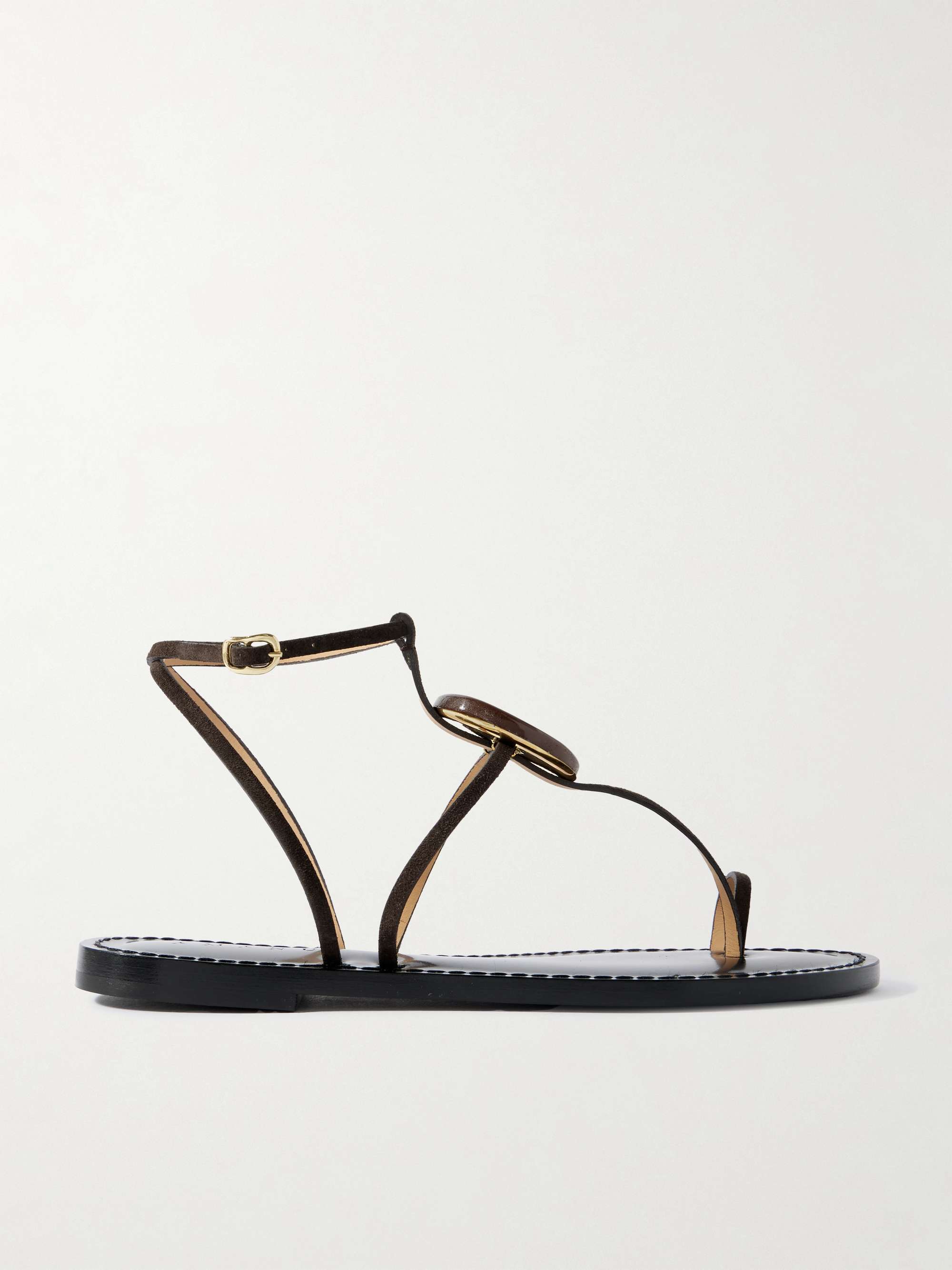 The Cairo Embellished Suede Sandals
