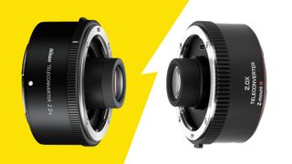 Nikon Z teleconverter (left) Viltrox Teleconverter (right)