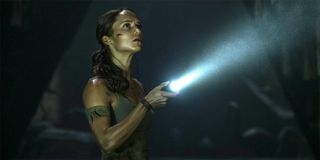 Alicia Vikander as Lara Croft in Tomb Raider