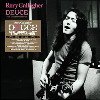 The cover of the 50th anniversary edition reissue of Rory Gallagher's Deuce