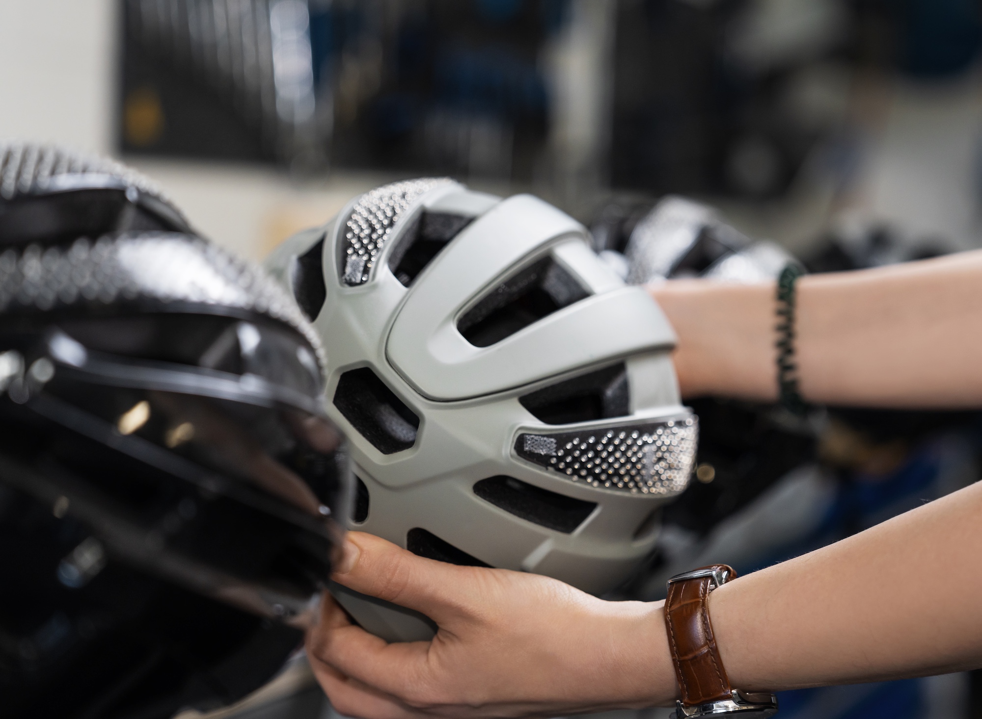 RLS helmet safety system