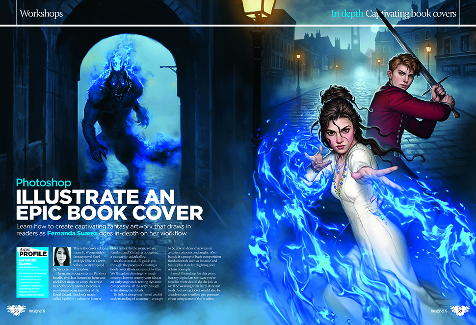 Spreads from ImagineFX 256