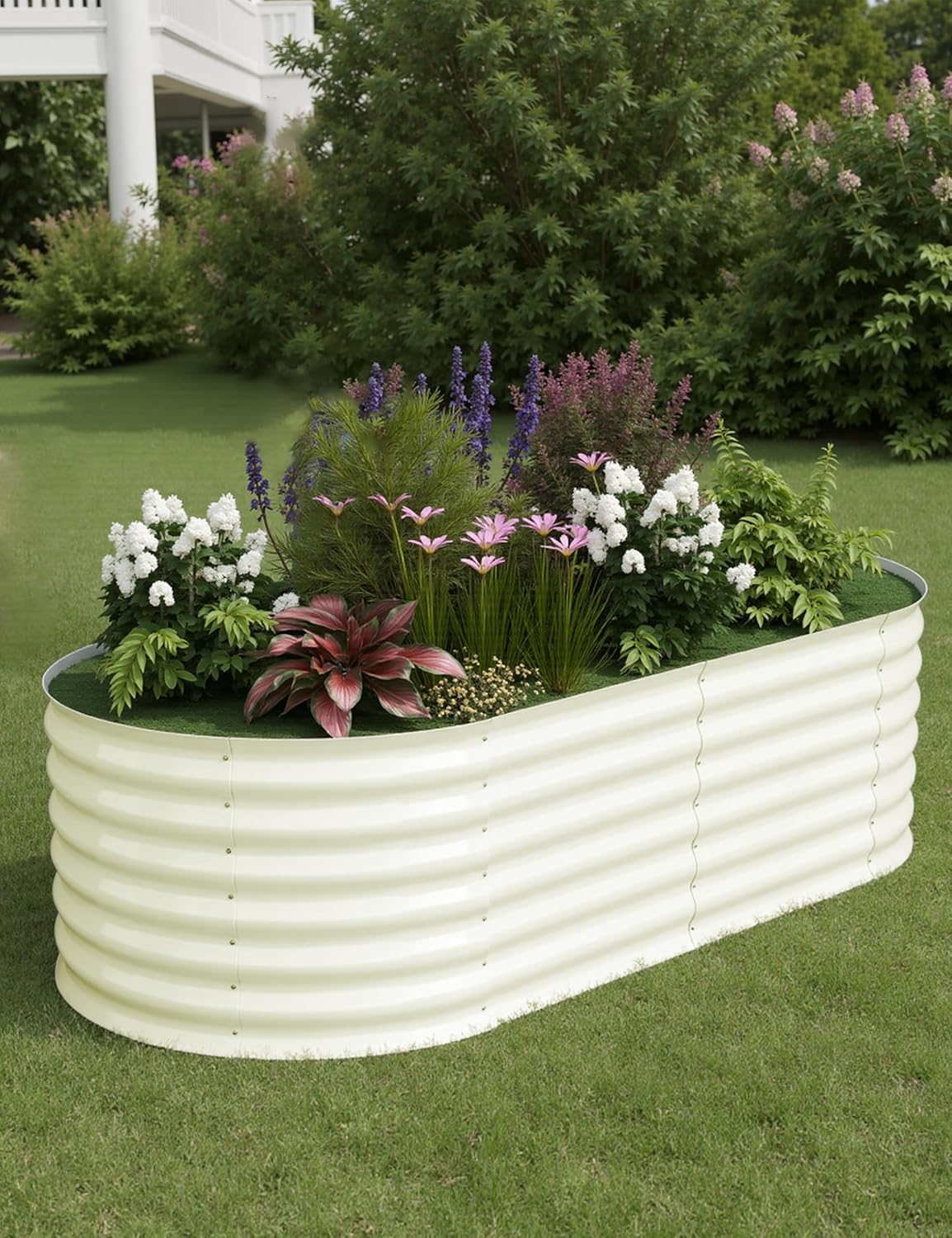 Metal raised bed