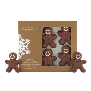 a product shot Hotel Chocolat A Dozen Gingerbread Men, one of the best stocking filler ideas