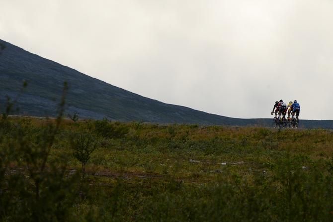The breakaway during the stage