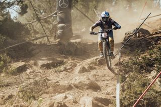 Vali Höll's race run at Vallnord