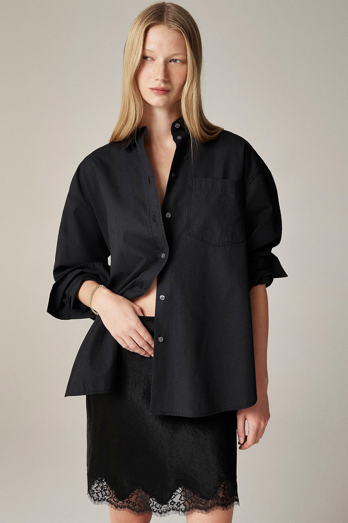 Étienne Oversized Shirt in Lightweight Oxford