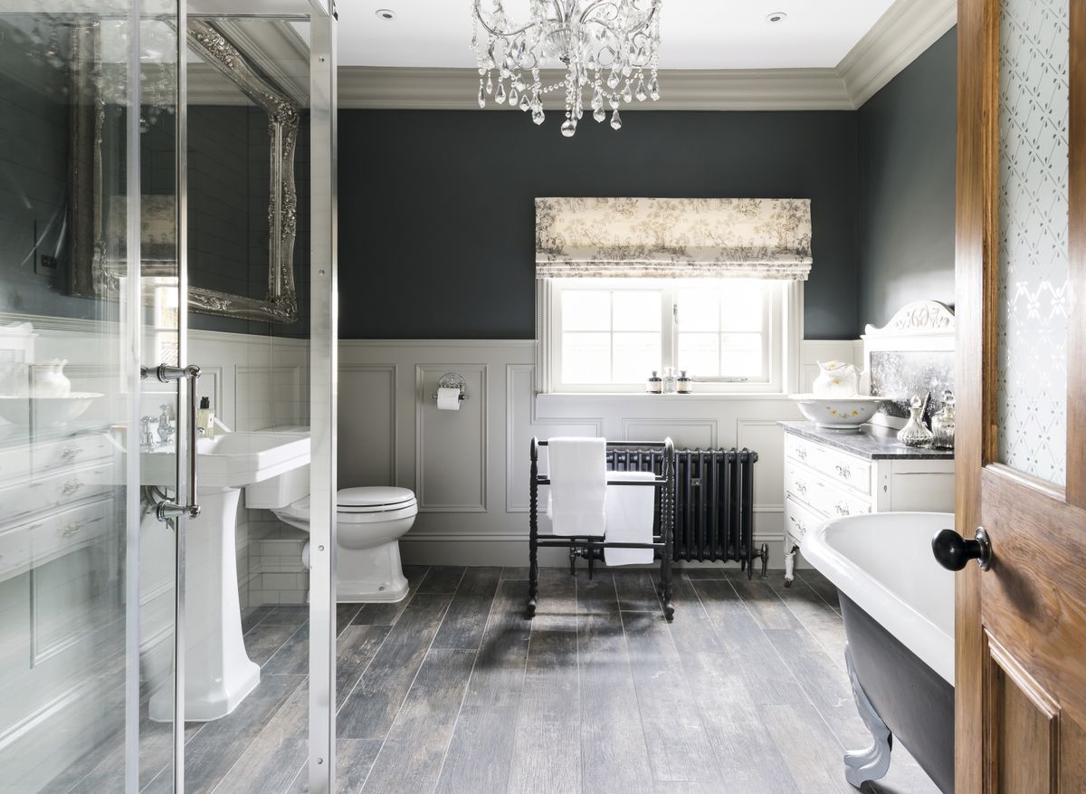 Bathroom case study: Glamorous vintage-style bathroom in a Victorian