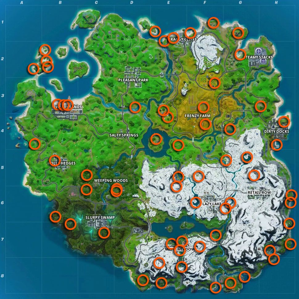 Fortnite Campfire locations Where to find and stoke a campfire in