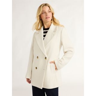 Free Assembly Women’s Boxy Double Breasted Jacket