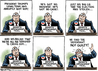 5 brutally funny cartoons about Republicans' twisted impeachment logic ...