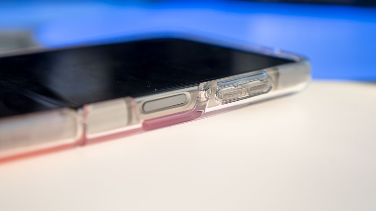 CASETiFY Binary Sunset case on the Samsung Galaxy Z Flip 3