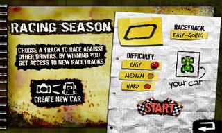 Paper Racer Track Options
