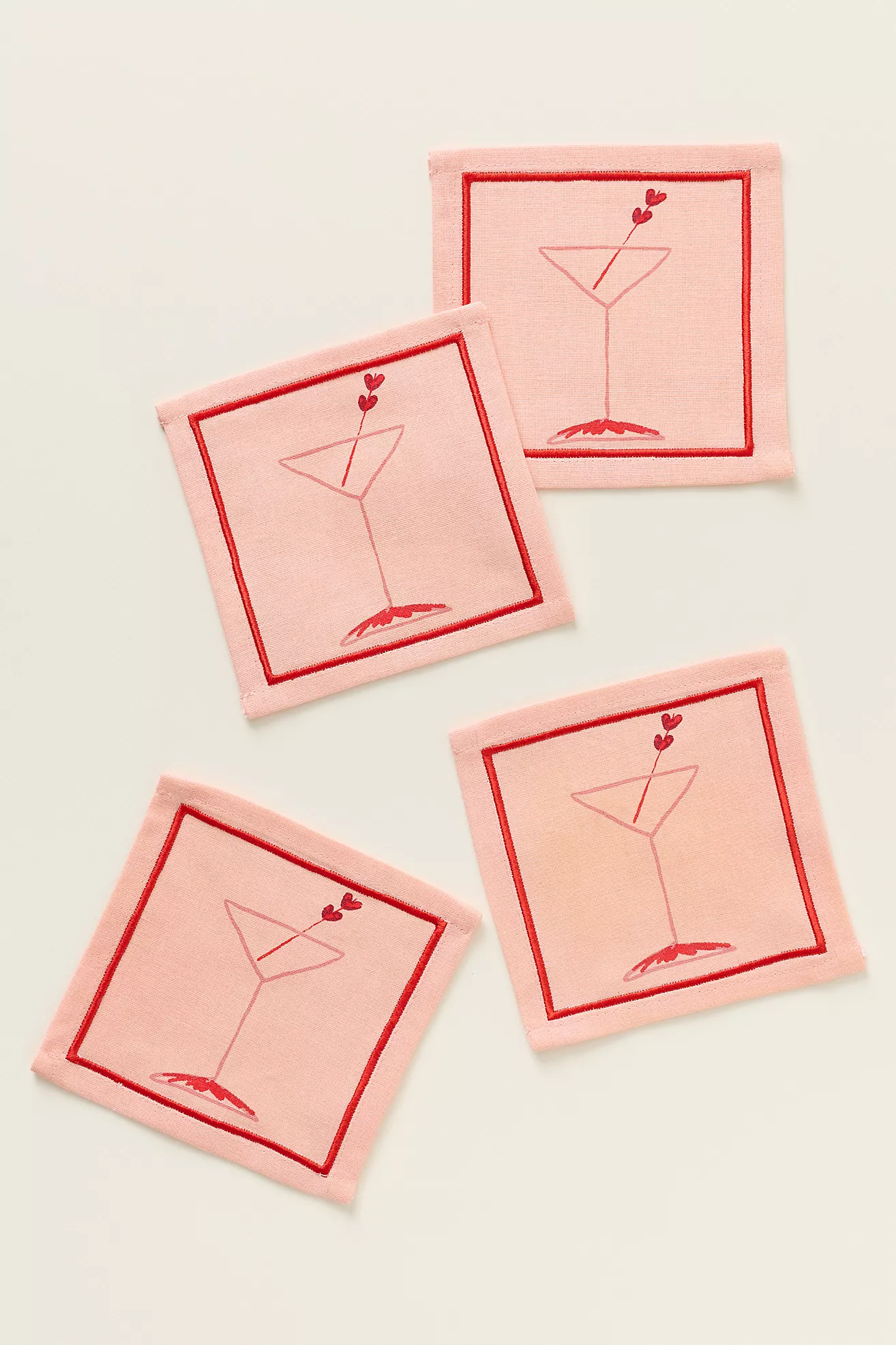 Be My Valentini Cocktail Napkins, Set of 4
