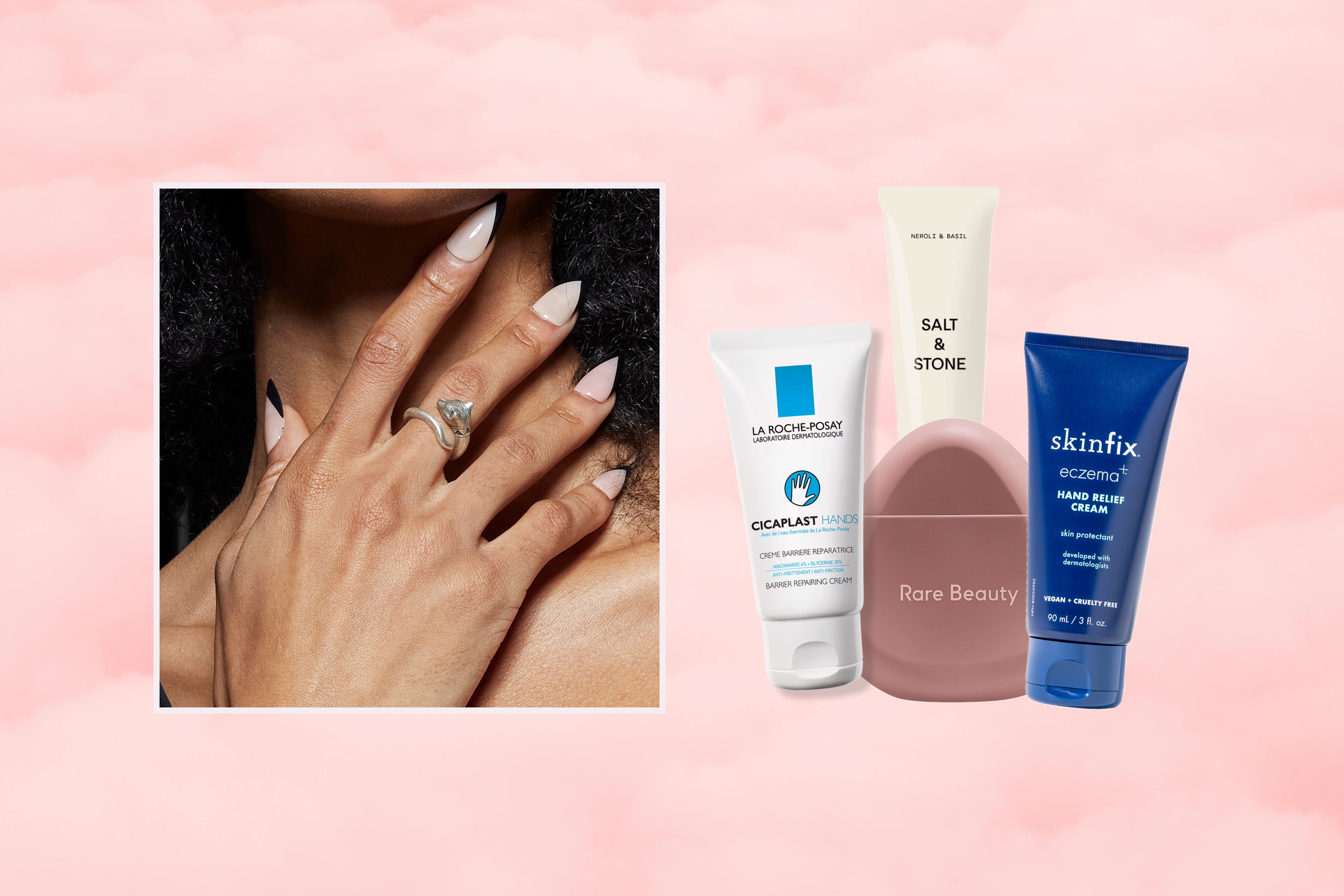 an edit of four bottles of hand cream