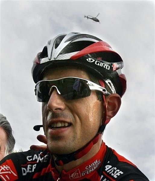 Winner Imanol Erviti Ollo (Caisse d'Epargne) after the stage