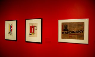 Installation view featuring- ‘Bauhaus: Art as Life’ at the Barbican Art Gallery, London