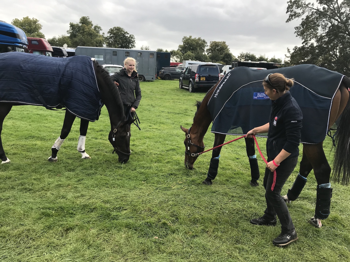 Nana Dalton Miley hand grazing