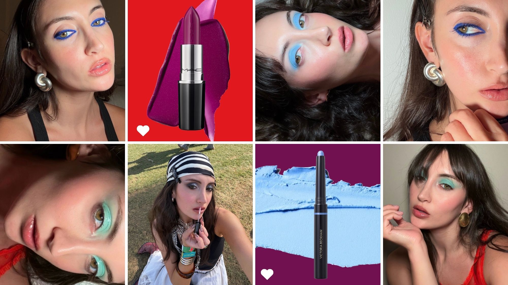 WWW associate beauty editor Alyssa Brascia wearing maximalist makeup.