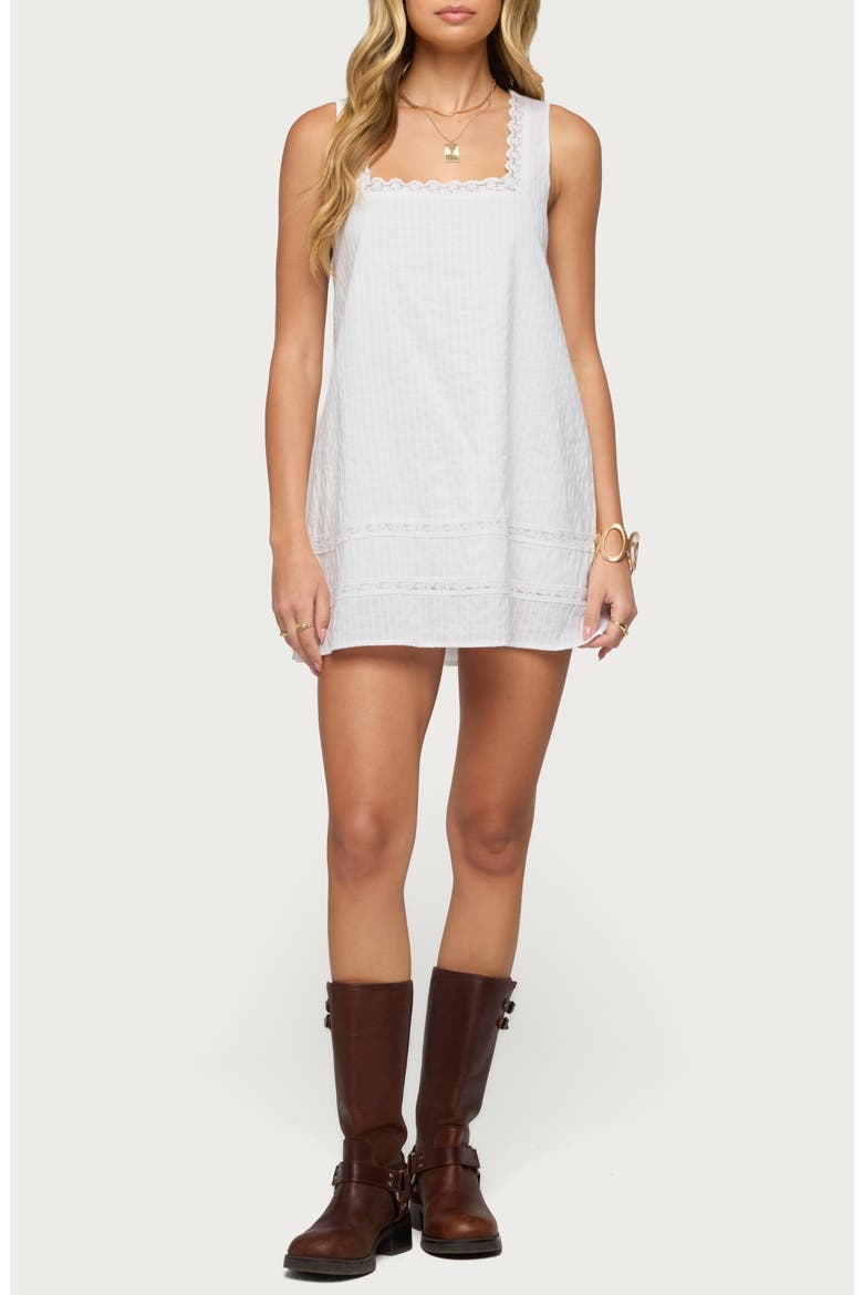 Doroh Lace Trim Minidress