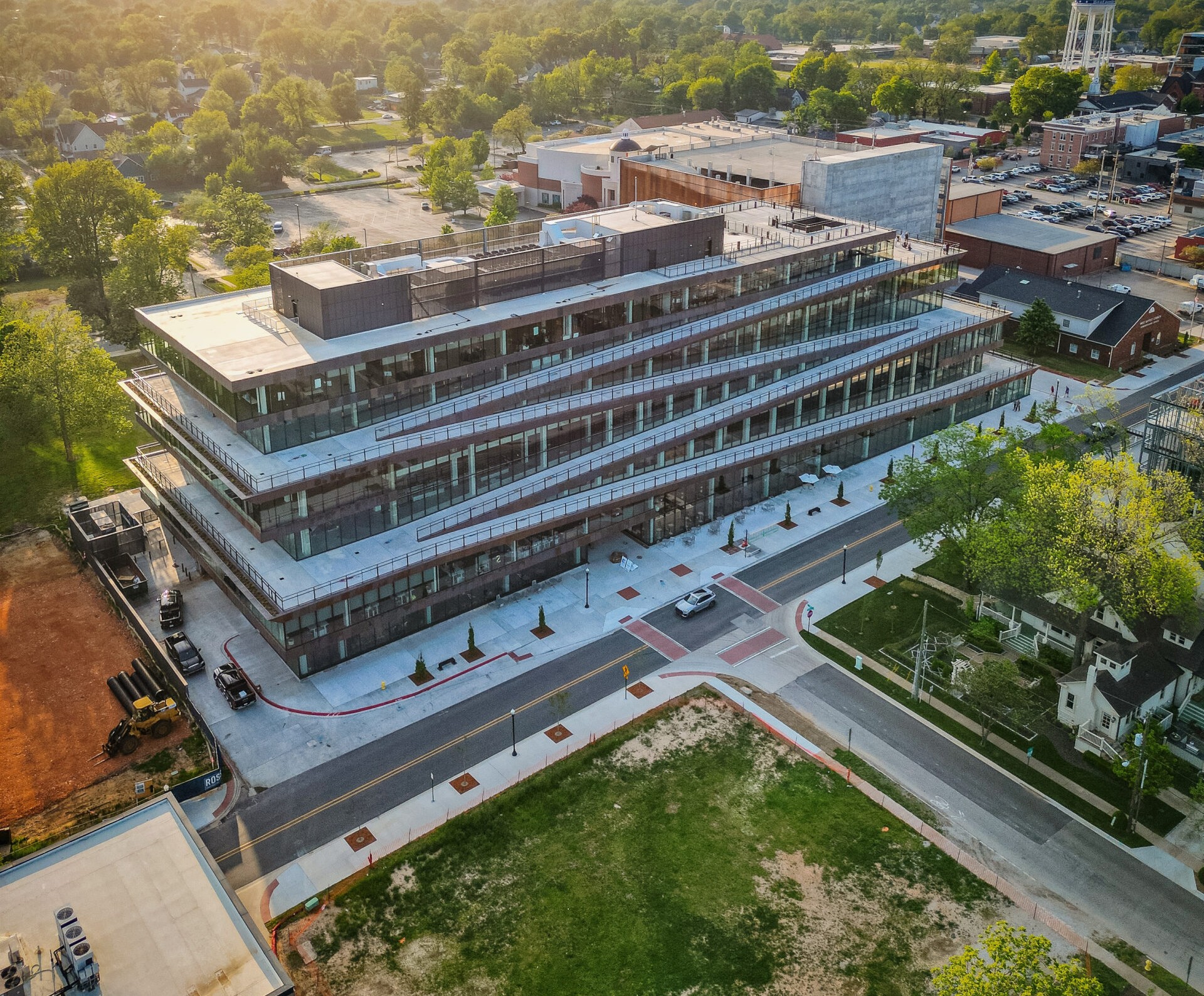 The Ledger office building in Bentonville