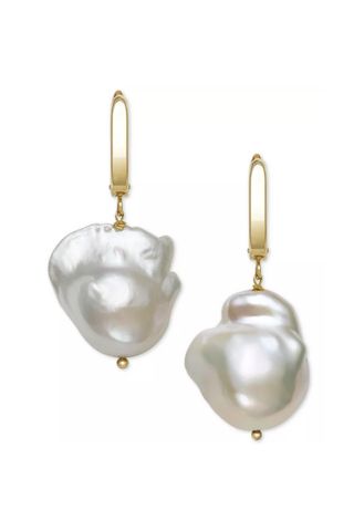 Bell de Mer Cultured Baroque Pearl Drop Earrings