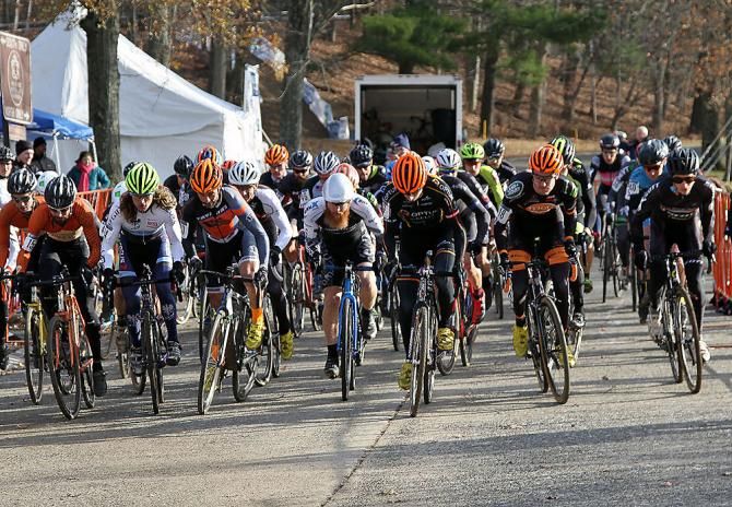 The men are off for the start of Super Cross Cup 1