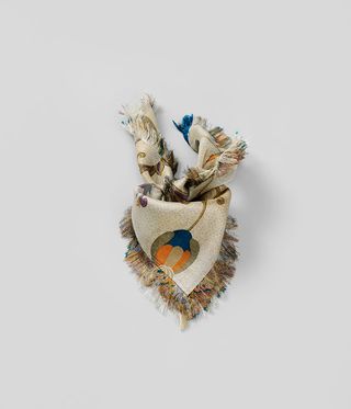 Silk sari scarf by Mehrotra