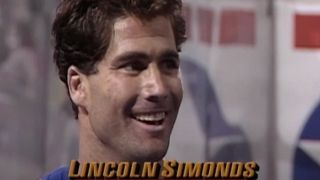 Lincoln Simonds smiles in an interview in American Gladiators S2 E4.