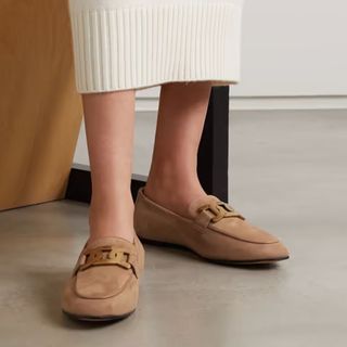 tan Tod's loafers