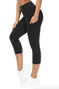 The Gym People, Pants & Jumpsuits, The Gym People Thick High Waist Yoga  Pants With Pockets Tummy Control M