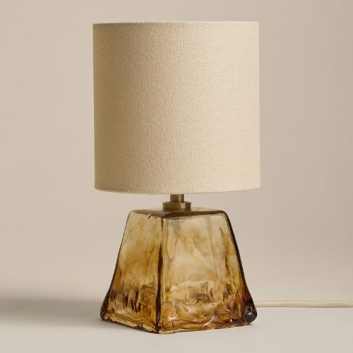 M&amp;amp;S, Glass Small Table Lamp