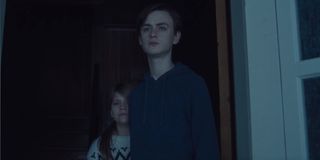 Jaeden Martell and Lia McHugh in The Lodge