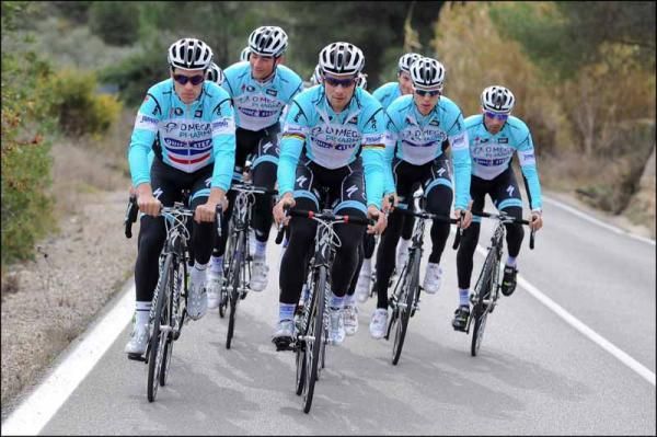 Tom Boonen - Sylvain Chavanel - Guillaume van Keirsbulck - Tony Martin - Jerome Pineau