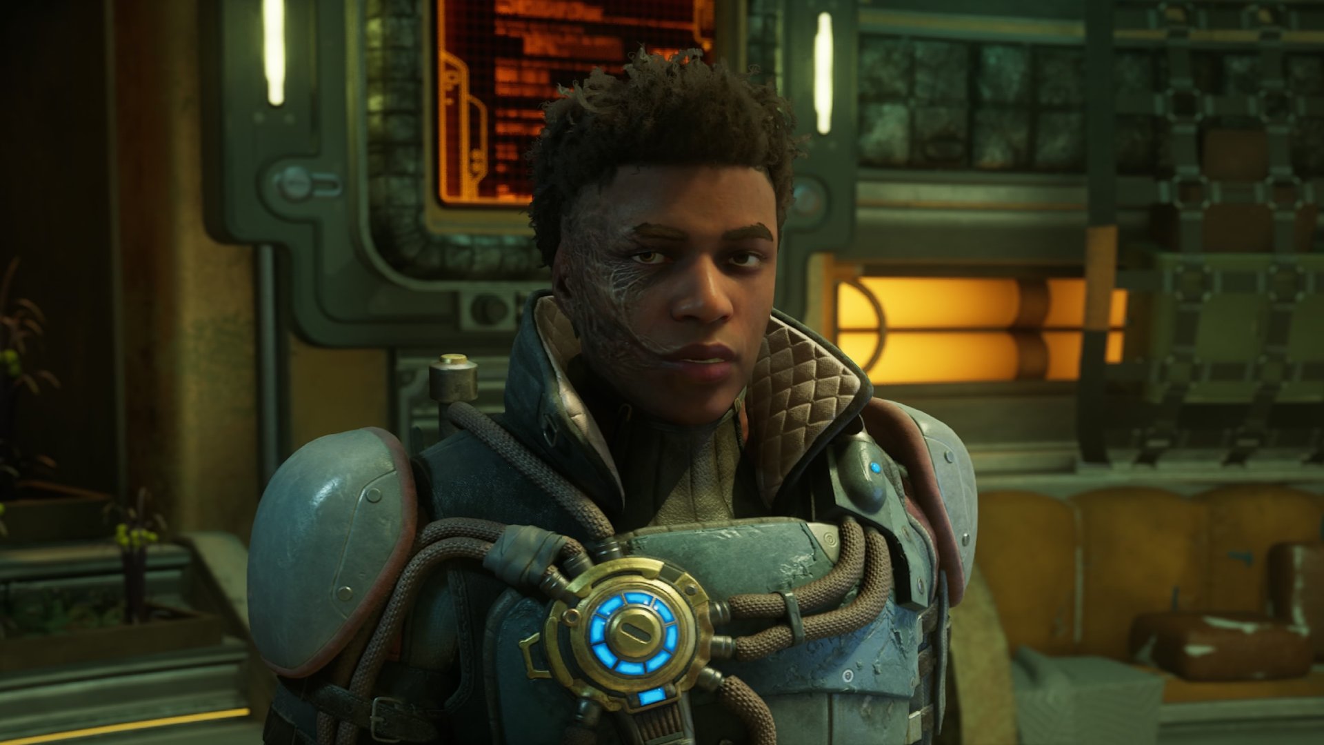 The Outer Worlds 2 screenshot showing companion Niles