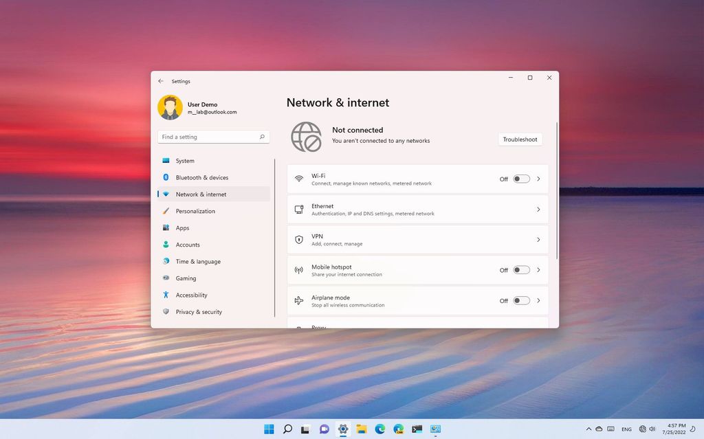 no internet after update windows 11