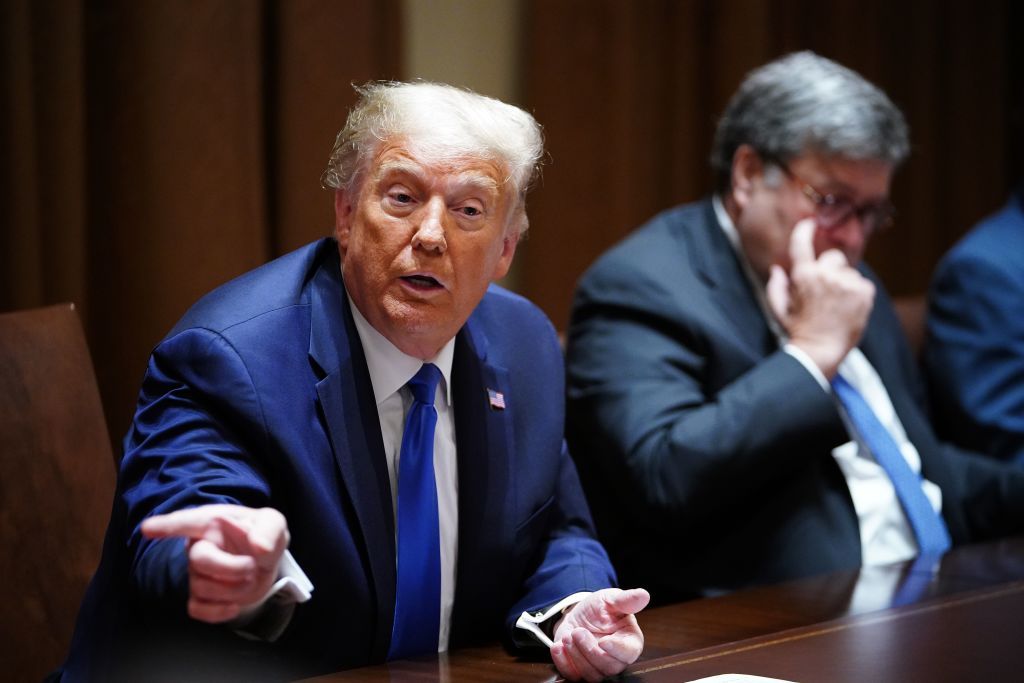 Trump and William Barr