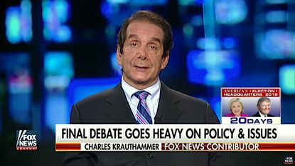 Charles Krauthammer calls Trump debate performance "political suicide"