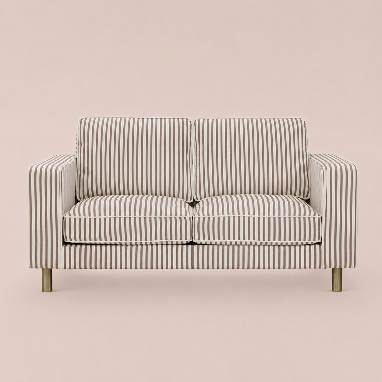 Striped sofa