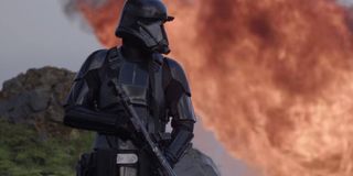 A death trooper in Rogue One: A Star Wars Story