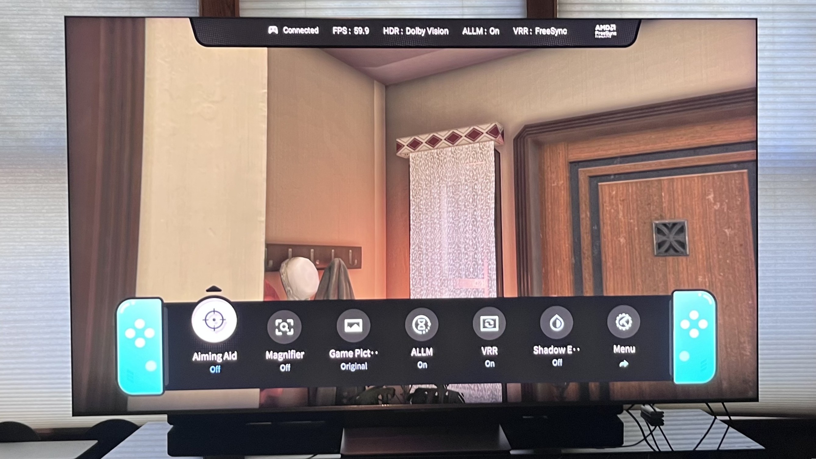 TCL QM9K Game Bar menu