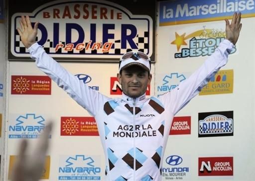 Winner of the 2011 Etoile de Bess&egrave;ges, Anthony Ravard (AG2R La Mondiale)
