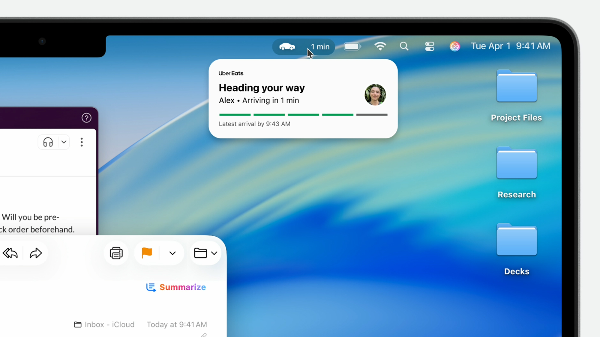 macOS Tahoe 26 screen