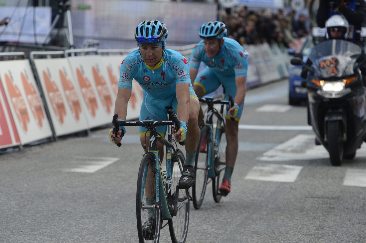 Alexey Lutsenko and Lieuwe Westra after the Astana duo missed the win